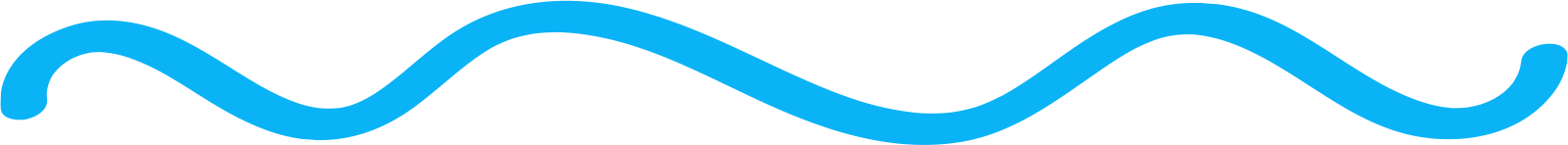 Blue underline doodle