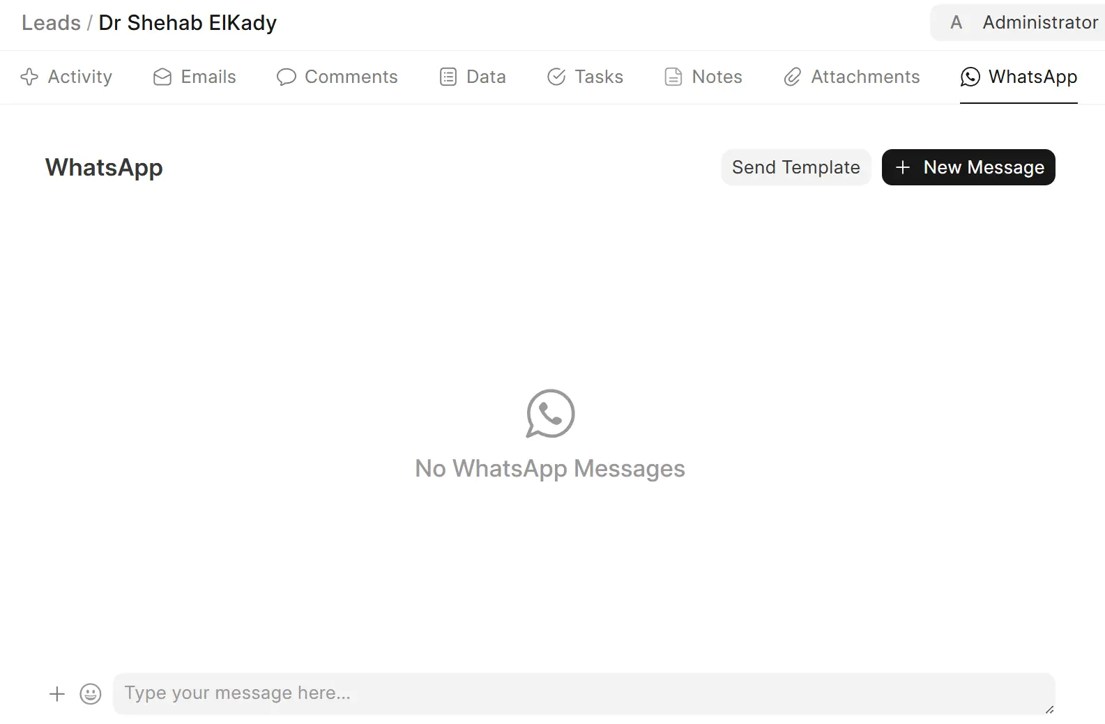 WhatsApp Eshara CRM